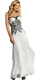 Beautiful Sensually Appealing Autumn Gown 