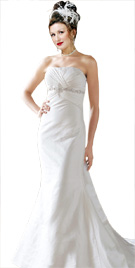 Prettily Embellished Train Bridal Gown | Bridal Dresses