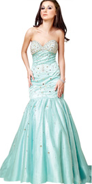Fish Cut Strapless Easter Gown | Online Easter Dress Collection