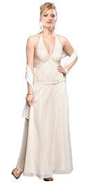 Classy Halter Mother Of The Bride Dress