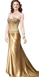 New Awesome Strapless Sweetheart Neckline Gown 