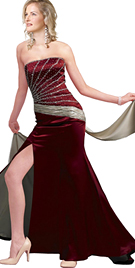 Embellished A Line New Year Collection Gown 