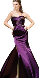 Oversize Beaded Trim New Year Collection Gown