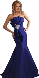 New Year Strapless Evening Gown